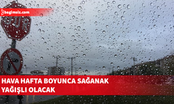 Hava hafta boyunca sağanak yağışlı olacak