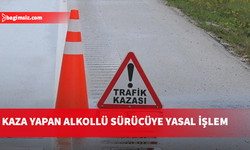 Girne-Lefkoşa Anayolu’nda alkollü sürücü kaza yaptı...