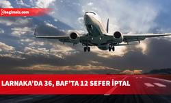 Kıbrıs ile Orta Doğu arasındaki toplam 48 uçuş iptal edildi