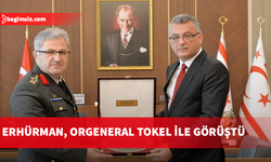 Erhürman, Kara Kuvvetleri Komutanı Orgeneral Tokel'i kabul etti