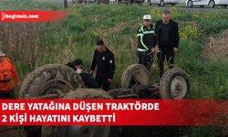 Çayönü’nde korkunç kaza: Traktör dereye uçtu, 2 kişi hayatını kaybetti
