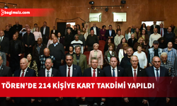 Şehit Eşi, Şehit Ebeveyni ve Yakınları, Malul, Malul Gazi ve yakınları kartı dağıtım töreni yapıldı