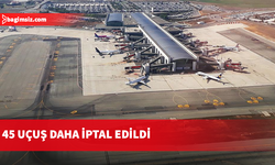 Larnaka ve Baf’tan bugün 45 uçuş daha iptal edildi