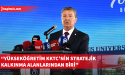 Üstel, Altınbaş Kıbrıs Üniversitesi temel atma töreninde konuştu