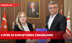 Varol, ikinci altı aylık raporu Erhürman’a sundu