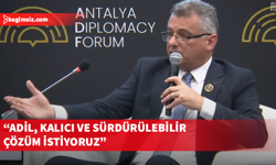 Erhürman, ADF Talks panelinde Kıbrıs sorununa ilişkin değerlendirmelerde bulundu