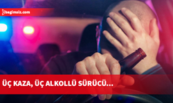 Kaza yapan üç alkollü sürücünün 2'si tutuklandı 1'i hakkında yasal işlem başlatıldı