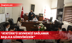 Çavuşoğlu makamını Şht. Yalçın İlkokulu öğrencisi Hasan Basmaz’a devretti