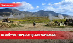 Beyköy atış ve tatbikat alanında topçu atışları yapılacak