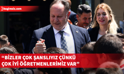 Öztürkler, Gönyeli İlkokulu öğrencileri, öğretmenleri ve okul yönetimini kabul etti