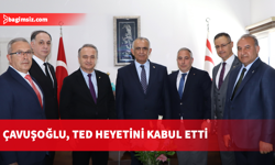Çavuşoğlu, TED Genel Başkanı Pehlivanoğlu ile görüştü