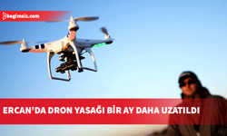 Ercan ve çevresinde dron uçurmak 1 ay daha yasak