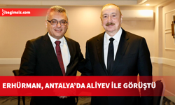 Erhürman, Azerbaycan Cumhurbaşkanı İlham Aliyev ile görüştü