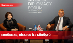 Cumhurbaşkanı Erhürman, DiCarlo ile görüştü