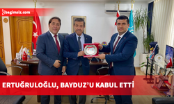 Dışişleri Bakanı Ertuğruloğlu, TÜRKGEF Başkanı Bayduz’u kabul etti