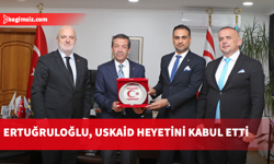 Dışişleri Bakanı Ertuğruloğlu, USKAİD heyetini kabul etti