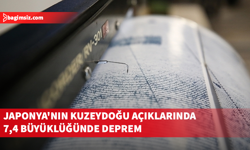 Japonya'nın kuzeydoğu açıklarında 7,4 büyüklüğünde deprem meydana geldi