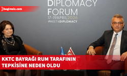 Erhürman-Dicarlo görüşmesinde yer alan KKTC bayrağı Rum tarafının tepkisine neden oldu