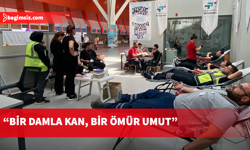 Ercan Havalimanı'nda kan bağış kampanyası düzenlendi