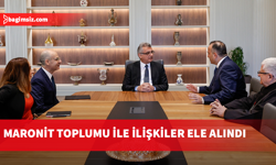 Cumhurbaşkanı Erhürman, Maronit toplumu temsilcisi Moussa ve Başpiskopus Sfeir ile görüştü