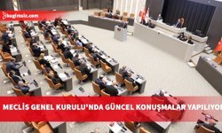 Meclis Genel Kurulu'nda güncel konuşmalar yapılıyor
