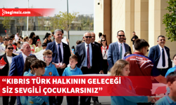 23 Nisan Ulusal Egemenlik ve Çocuk Bayramı kutlamaları kapsamında Cumhuriyet Meclisi bahçesinde tören düzenlendi