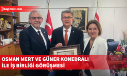 Zaimağaoğlu, TDK Başkanı Mert ile AÖA Başkanı Konedralı ile görüştü
