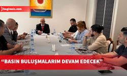 Taçoy, AKPM çalışmaları kapsamında basınla temaslarını sürdürüyor