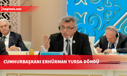 Kazakistan'daki TDT zirvesine katılan Cumhurbaşkanı Erhürman yurda döndü