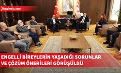Meclis Başkanı Öztürkler, Kıbrıs Türk Engelliler Federasyonu heyeti ile görüştü