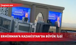Cumhurbaşkanı Erhürman’ın fotoğrafı Türkistan Havalimanı’nda