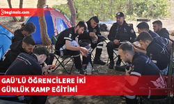 GAÜ'lü öğrencilere iki günlük kamp eğitimi