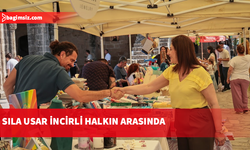 İncirli, Yeşilırmak Çilek ve Kıbrıs İpek Koza Festivali'ni ziyaret etti