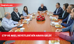 CTP Genel Başkanı İncirli AKEL heyetini kabul etti: Statüko sürdürülebilir değil