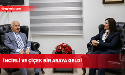 CTP Genel Başkanı İncirli TBMM eski başkanı Çiçek ile görüştü