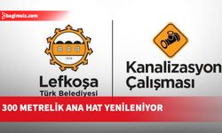 Lefkoşa’da Bayram mesaisi: Kanalizasyon hattında yoğun çalışma