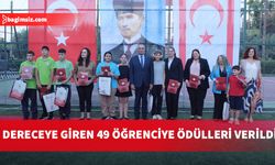 Sivil Savunma Teşkilatı Başkanlığı, yarışmalarda başarı gösteren öğrencilere ödüllerini dağıttı