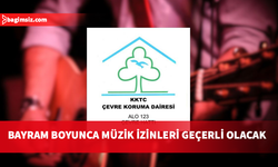 Çevre Koruma Dairesi’nin müzik izinleri Kurban Bayramı'nda geçerli olacak