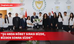 BEAL öğrencilerinden 19 Mayıs kapsamında Bakan Çavuşoğlu’na ziyaret