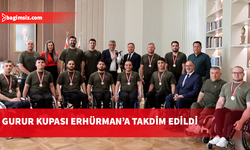 Erhürman, Vakıflar Tekerlekli Sandalye Basketbol Takımı’nı kabul etti