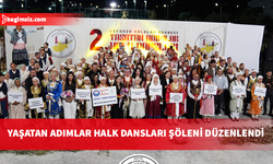 Yaşatan Adımlar Halk Dansları Şöleni düzenlendi