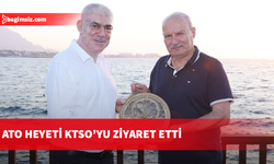 KKTC'de temaslarda bulunan ATO heyetinden KTSO'ya ziyaret