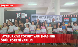 “Atatürk ve Çocuk” konulu resim ve şiir yarışması ödül töreni yapıldı