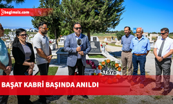 Spor yazarı Omaç Başat kabri başında anıldı