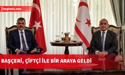 TC Lefkoşa Büyükelçisi Başçeri, TC İçişleri Bakanı Çiftçi ile bir araya geldi