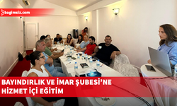 Çatalköy-Esentepe Belediyesi’nden hizmet içi eğitim