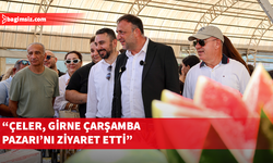 TDP heyeti Girne’de pazar esnafını ziyaret etti