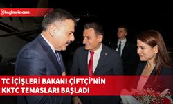 TC İçişleri Bakanı Mustafa Çiftçi KKTC’de temaslarda bulunuyor