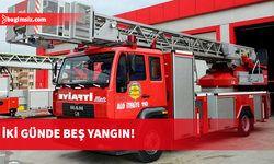 Ülkede iki günde beş yangın meydana geldi