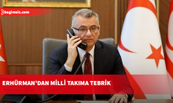 Cumhurbaşkanı Erhürman’dan galibiyet telefonu: Sertoğlu’nu arayarak millileri tebrik etti